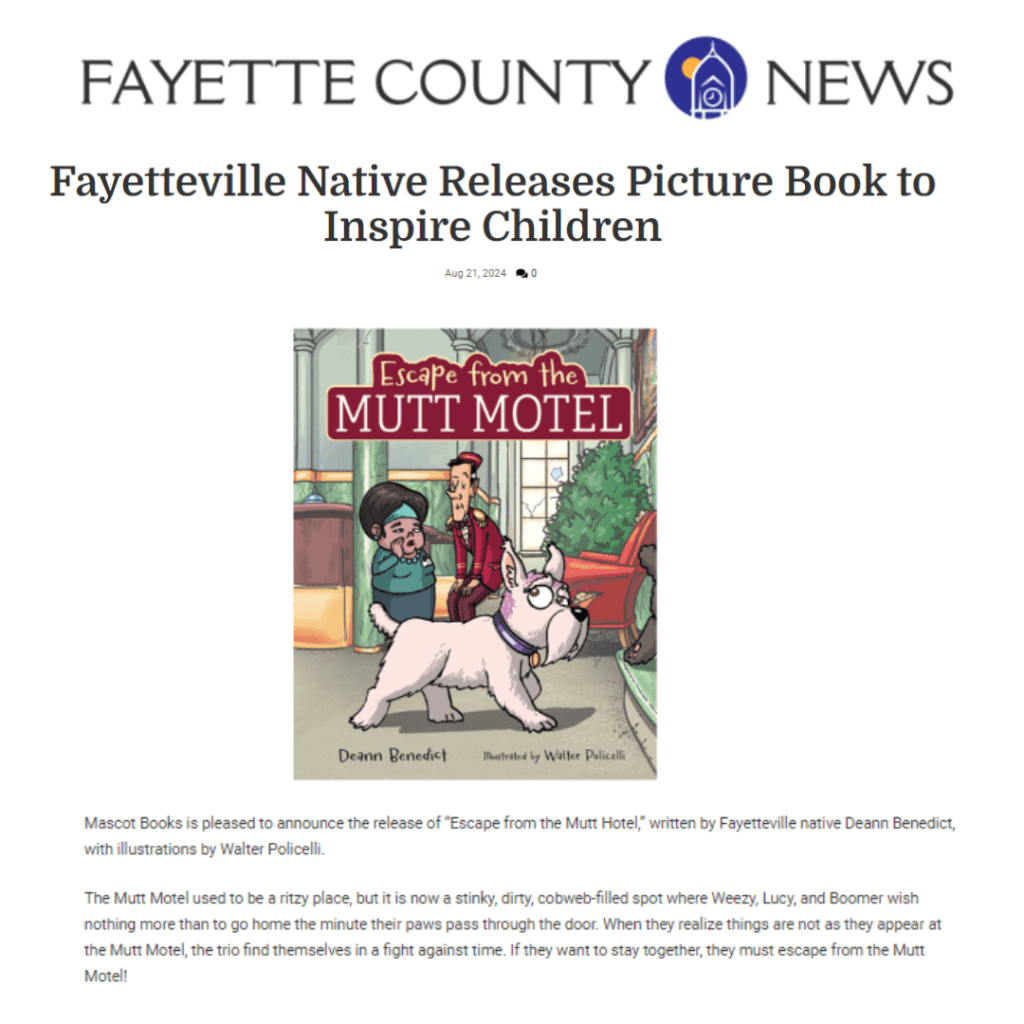 A picture book is featured in the fayetteville news.